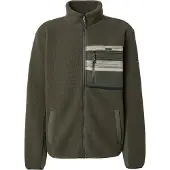 Iriedaily Wonderer Track Jacket Giacca in pile Uomo (XL, olivia)