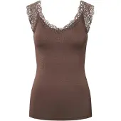 Pieces Top Senza Maniche | Marrone | M