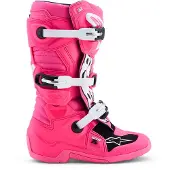 Alpinestars Stivali Tech 7S Ragazzo Pink Fluo Black White