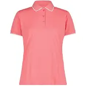 CMP Women's Polo Stretch Piquet Maglia polo Donna (34, fuchsia)