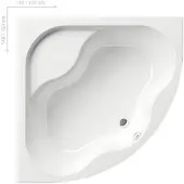 Ravak Vasca da bagno angolare Gentiana 140x140 cm CF01000000