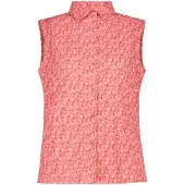 CMP Women's Shirt with Pattern Camicetta Donna (38, rosso)