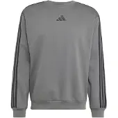 Adidas Essentials 3-Stripes Fleece Sweatshirt Maglione Uomo (L, grigio)