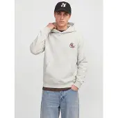 Jack & jones Felpa Con Cappuccio Stampa Sul Retro