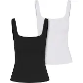 Urban Classics Top nero / bianco