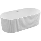Hak TURIA STRIP: Vasca da bagno freestanding, 170x80 cm, bianca