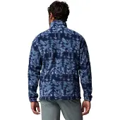Columbia Steens Mountain Printed Jacket Giacca in pile Uomo (XL, blu)