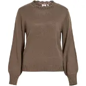 Vila Vinoa Collo Alto Pullover A Maglia