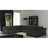 AEA Ecksofa Ledersofa Polster Wohnlandschaft Couch Sitz Eck Garnitur U-Form EltmannG