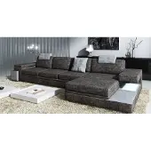 AEA Design Ledersofa Sofa Couch Polster Wohnlandschaft Eck Garnitur Tachau
