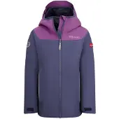 TROLLKIDS Girls Bergen Jacket Giacca antipioggia Bambini (122, blu)