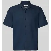 Selected Camicia A Maniche Corte Uomini Blu M