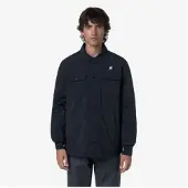 K-way per uomo. K2136JW Giacca Umbert Plain Warm blu marino (L), Casual, Polister riciclato, Navy