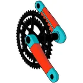 RideWrap Adesivi Di Protezione Per Pedivelle Road