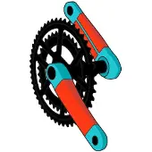 RideWrap Adesivi Di Protezione Per Pedivelle Road