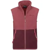 TROLLKIDS Kid's Kjerag Vest Gilet in pile Bambini (176, rosso)