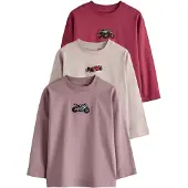 Next Maglietta greige / malva / rosa scuro / nero
