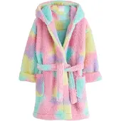 Next Accappatoio azzurro / giallo limone / orchidea / rosa