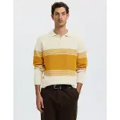 Selected Camicia Polo In Maglia Uomini Grigio L