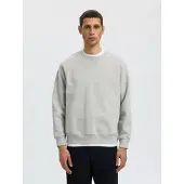 Selected Felpa Uomini Grigio L