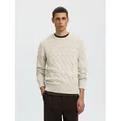 Selected Maglione Girocollo Uomini Grigio XL