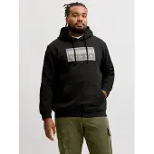 Jack & jones Plus Size Felpa Con Cappuccio Con Logo