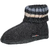 Haflinger Kids Paul Pantofole Bambini (28, grigio)