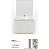 Xl Moebel Gmbh Klassisches weißes Waschbecken Italienisches Badezimmer Waschbecken Klassisch