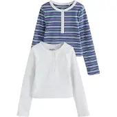 Next Maglietta navy / grigio chiaro / menta