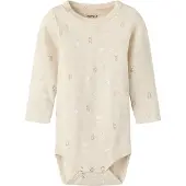 Name it Tutina / body per bambino 'NBFLYDIANNA' beige / cioccolato / mocca
