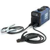 HBM Saldatrice HBM MMA 200 con display digitale blu