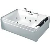 AEA Badewanne Whirlpool Blubberbad Hydromassagewanne Spa-Bad Whirlwanne 183x123 cm