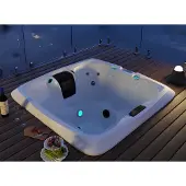AEA Whirlwanne Whirlpool Blubberbad Hydromassagewanne Spa-Bad 190x190 cm