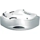 AEA Whirlwanne Whirlpool Blubberbad Hydromassagewanne Spa-Bad 150x150 cm