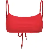 Cfab Top per bikini 'Signature Essential Swim Top' rosso fuoco