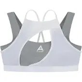 A-Game Reggiseno sportivo 'Duo' grigio / bianco