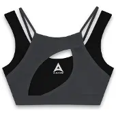 A-Game Reggiseno sportivo 'Duo' nero / bianco