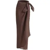 Emilie collection Telo da mare 'Pareo' marrone