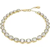 Fossil Braccialetto 'ELLIS' oro / trasparente