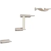 Kerbl Kletterwand Zugspitze (max 10kg, 5-teilig, 2 Trittbretter) beige 81632