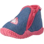Playshoes Ciabatta 'Einhorn' blu denim / rosa scuro