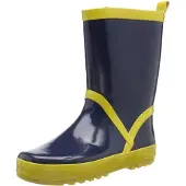 Playshoes Stivale di gomma navy / giallo
