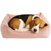 Flamingo Lettino per cani Baldar rettangolare rosa, dimensioni: 65 x 50 x 20 cm