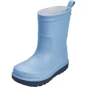 Playshoes Stivale di gomma blu chiaro