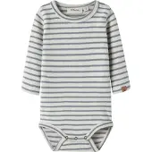 Lil´ Atelier Tutina / body per bambino 'NBMTHORO KEO' crema / blu fumo