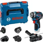 Bosch PROFESSIONAL Cordless Drill/Driver - Flexiclick GSR 12V-32 FC - Without battery or charger - With accessories