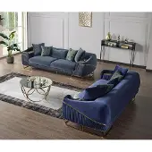 AEA Couch Hochwertig Sofagarnitur 3 2 Sitzer Garnitur Design Moderne Sofa Blau