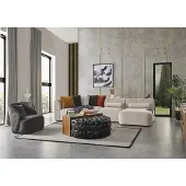 AEA Set Ecksofa L-Form Sitz1 Sofagarnitur Couchtisch Hocker Wohnzimmer