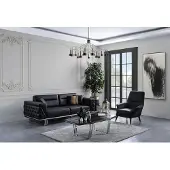 AEA Wohnzimmer Sofagarnitur 41 Sitzer Set Design Sofas Polster Kunstleder