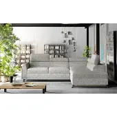 AEA Designer Sofa Couch Ecksofa Textil Polster Garnitur Wohnlandschaft L-Form Stoff